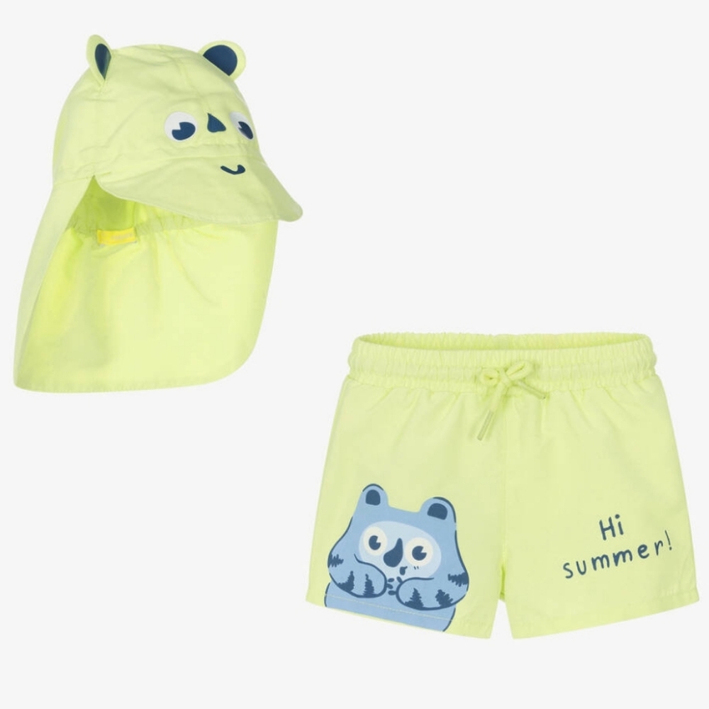 NWT Baby Boy Shorts and Hat Set